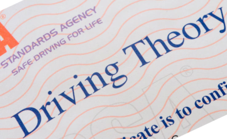 Driving Theory test Certificate